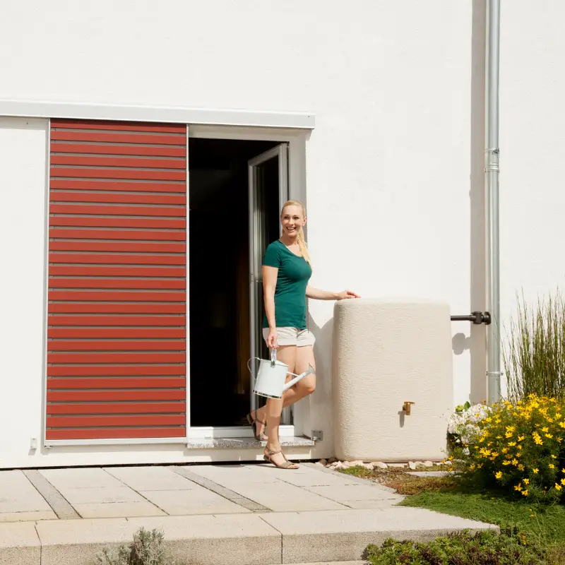 Ozdobny pojemnik na deszczówkę Terranova 275l kolor grafitowy 295600