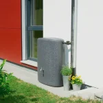 Ozdobny pojemnik na wodę deszczową Terranova 275l kolor grafitowy 212120