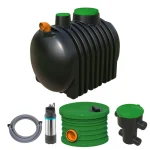 Podziemny zestaw do zbierania deszczówki z pompą 4000l Drop Water