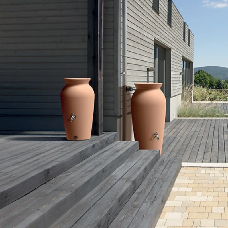 Zbiornik na deszczówkę 1000l AquaVelo kolor terakota