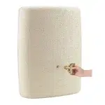 Dekoracyjny zbiornik na deszczówkę Terra 275l kolor beżowy z kranikiem