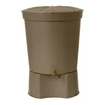 Naziemny dekoracyjny zbiornik na deszczówkę Siena 300l z podstawką