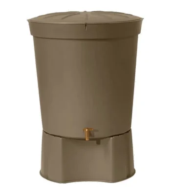 Naziemny dekoracyjny zbiornik na deszczówkę Siena 300l z podstawką