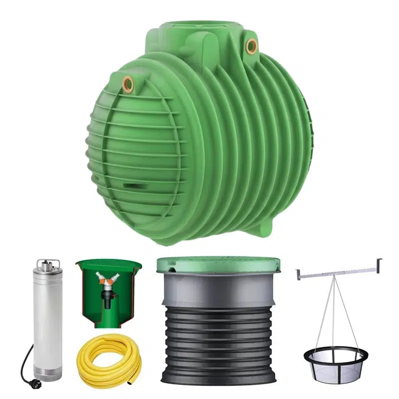 Zbiornik na deszczówkę podziemny z pompą Columbus 45000l