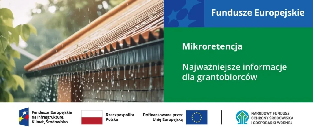 Dofinansowanie do zbiorników na deszczówkę Mikroretencja Moja Woda 2026